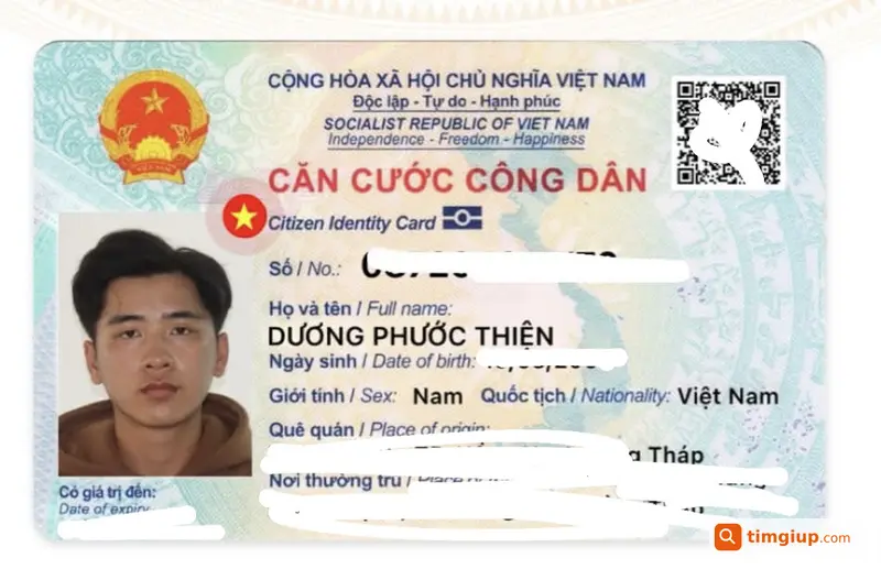 Bóp Đen Có Căn Cước Và Giấy Tờ Tên Dương Phước Thiện Rơi Gò Vấp
