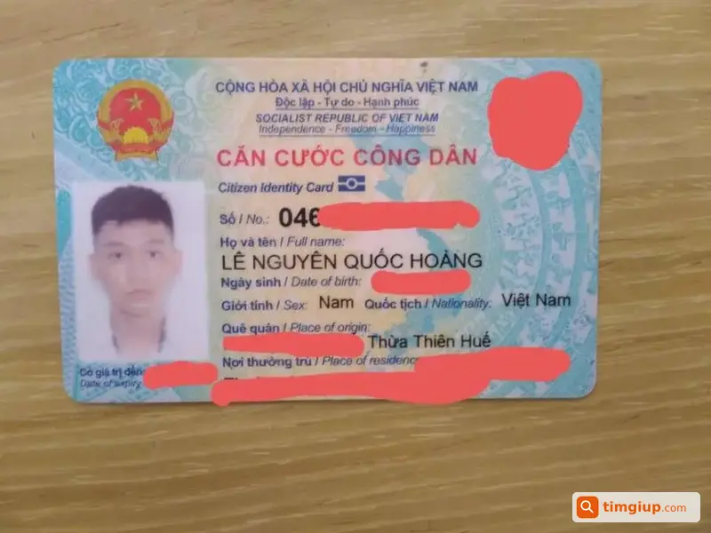 Tìm Ví Giấy Tờ Tên Lê Nguyên Quốc Hoàng Tại Đà Nẵng
