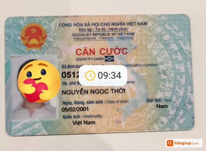Đánh Rơi Ví Đen Chứa CCCD Và Bằng Lái Tại Long An