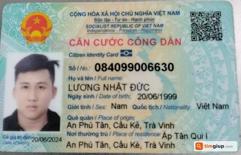 Tìm Ví Da Đen Cùng CCCD Và Giấy Tờ Thất Lạc Trên Đường Vị Thanh