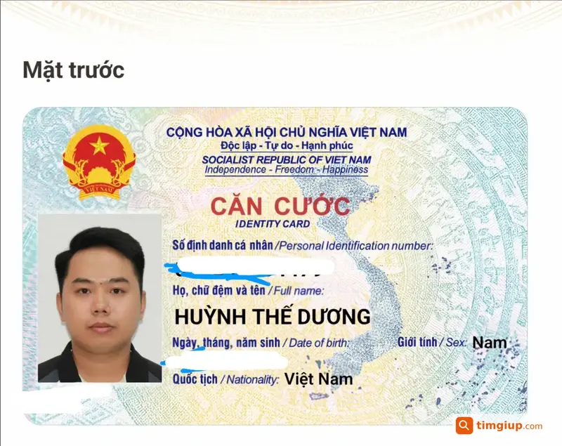 Rơi CCCD Tên Huỳnh Thế Dương Từ Trung Tâm Lái Xe Đến T3
