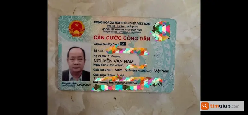 Tìm Giấy Tờ Tùy Thân (CCCD, Bằng Lái) Rơi Tại Kiến Thụy, Hải Phòng