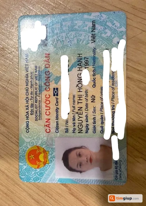 Tìm ví màu đen của chị Nguyễn Thị Hồng Hạnh tại Ninh Bình