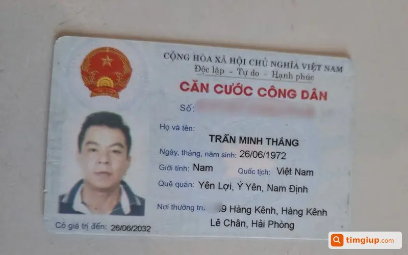 Nhặt Được CCCD Của Anh Tại Khu Vực Chưa Rõ Địa Điểm