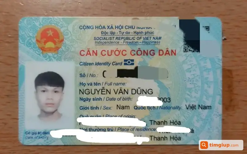 Đánh Rơi Ví Đen Có CCCD Tên Nguyễn Văn Dũng Ở Hà Nội