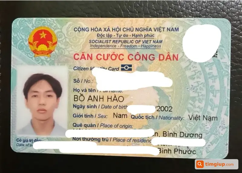 Ví Giấy Tờ Bồ Anh Hào Rơi Từ Bình Tân Đi Phan Văn Trị