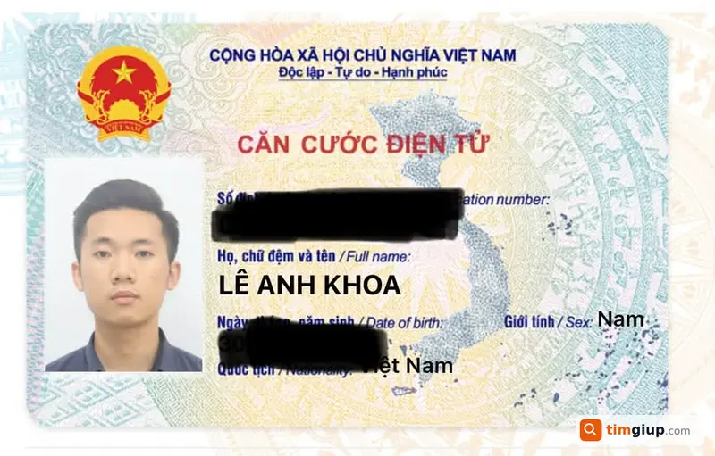 Tìm ví màu đen chứa CCCD tên Lê Anh Khoa bị mất