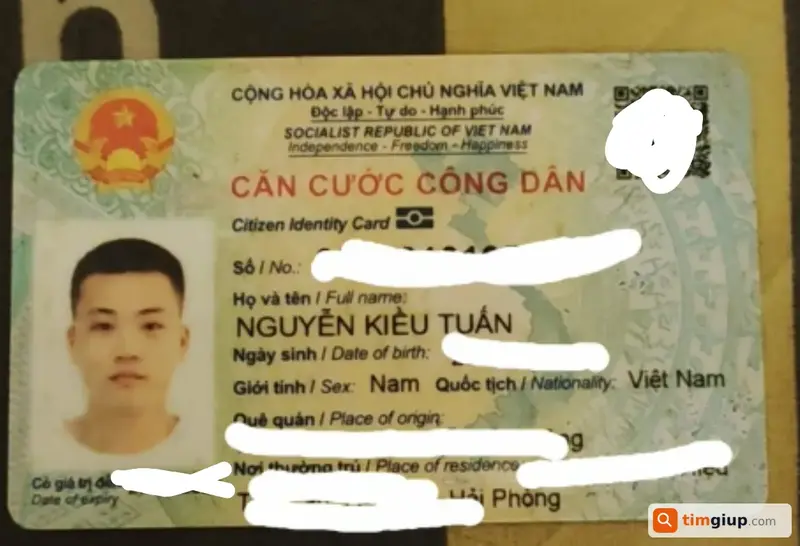 Tìm ví màu nâu của anh Nguyễn Kiều Tuấn tại Hải Phòng