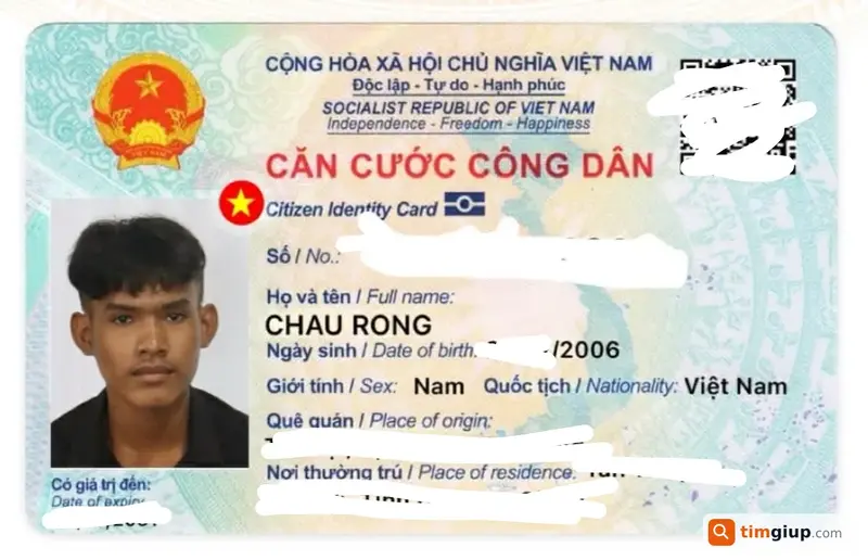 Tìm ví đánh rơi tên Chau Rong (2006) tại Đồng Nai