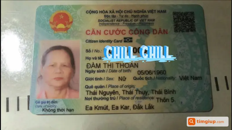 Đánh Rơi CCCD Tên Đàm Thị Thoan Trên Đường Từ Xã Eakamut Đến C5 Cũ