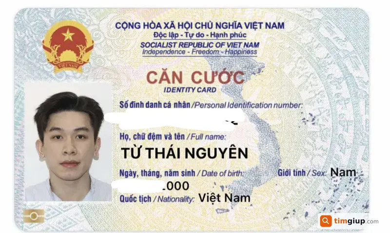 Tìm túi màu đen chứa Căn cước công dân tên Từ Thái Nguyên tại Quận 1, TP.HCM