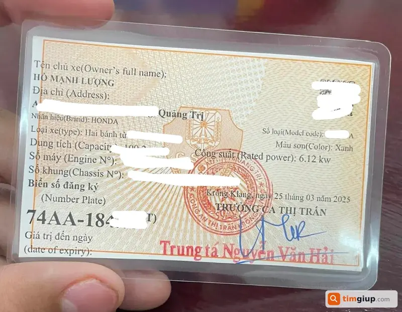 Tìm ví màu đen đánh rơi tại Đà Nẵng tên Hồ Mạnh Lượng