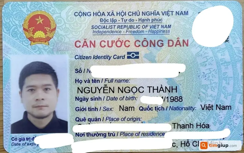 Tìm ví đựng giấy tờ tùy thân của anh Nguyễn Ngọc Thành tại TP.HCM