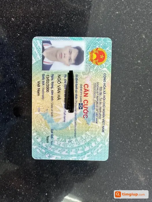 Ví Đen Chứa CCCD Và Giấy Tờ Rơi Tại Hà Đông Tối 12-9