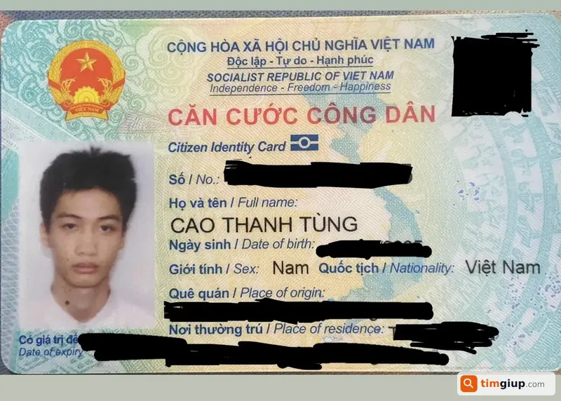 Tìm ví gập đôi màu đen của anh Cao Thanh Tùng tại Hưng Yên