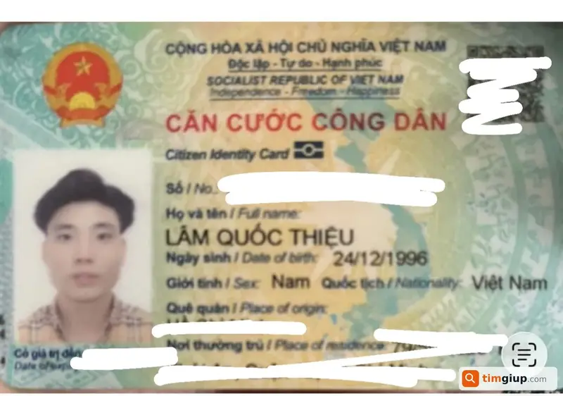 Tìm túi đeo chéo thất lạc của anh Lâm Quốc Thiệu tại Quận 2, TP.HCM