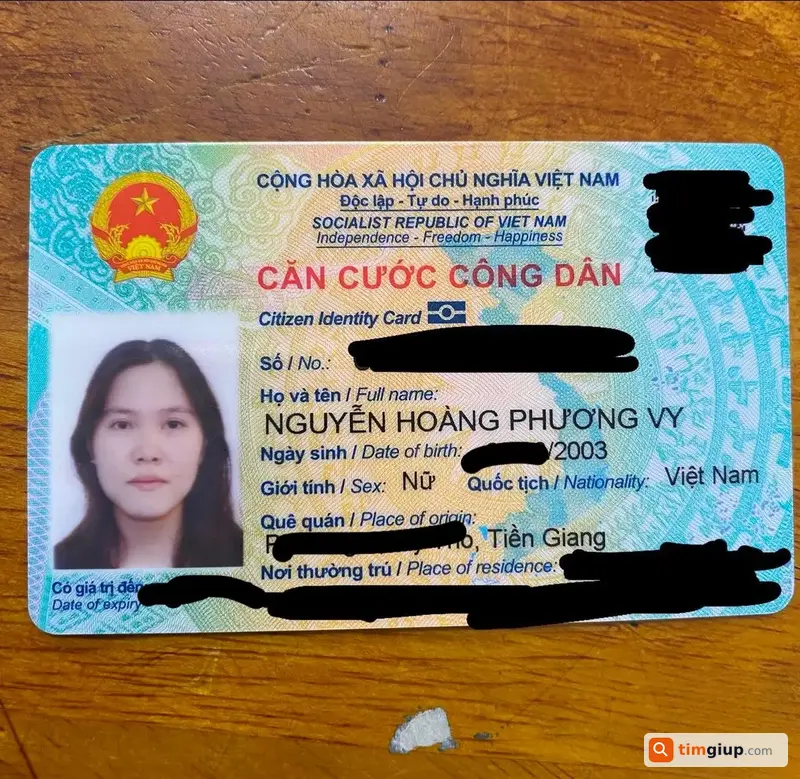 Tìm Giấy Tờ Tùy Thân (CCCD, GPLX) Rơi Ở Quận 7, TP.HCM