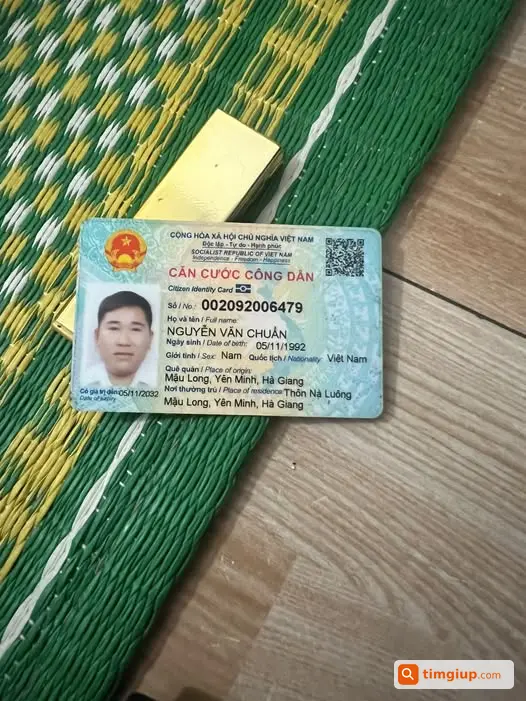 Nhờ Tìm Người Nhận Lại Đồ Tại Sùng Hương