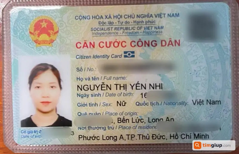 Mất ví giấy tờ mang tên Nguyễn Thị Yến Nhi tại Phước Long Q9
