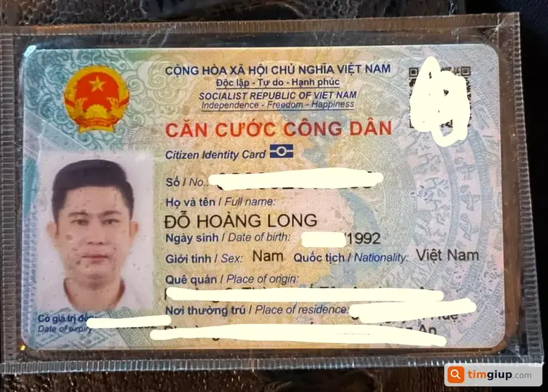 Tìm ví đánh rơi tên Đỗ Hoàng Long tại Quận 1, TP.HCM