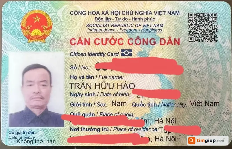 Rơi Giấy Tờ CCCD, Bằng Lái Xe Tên Trần Hữu Hào Cần Tìm