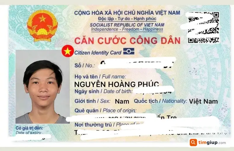 Tìm Ví Tiền Có CCCD Nguyễn Hoàng Phúc Rơi Tại TP.HCM