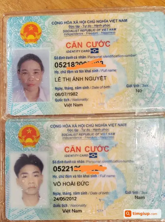 Nhặt Được Túi Ni Lông Có 2 CCCD Tại Hoài Nhơn, Gia Lai