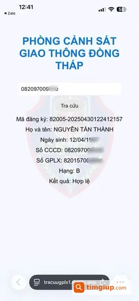 Mất Bằng Lái A1, B2 Và Cà Vẹt Xe Tại TP Thủ Đức