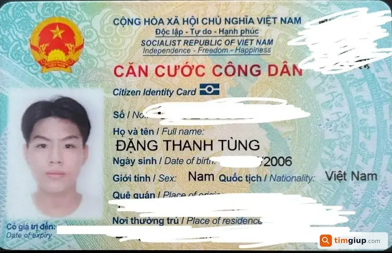 Tìm ví tiền màu đen của Đặng Thanh Tùng tại Quận Bình Thạnh, TP.HCM