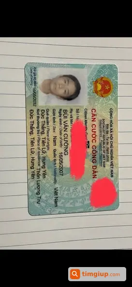 Tìm Ví Đựng CCCD, GPLX, BHYT Rơi Gần Chợ Đại Tự