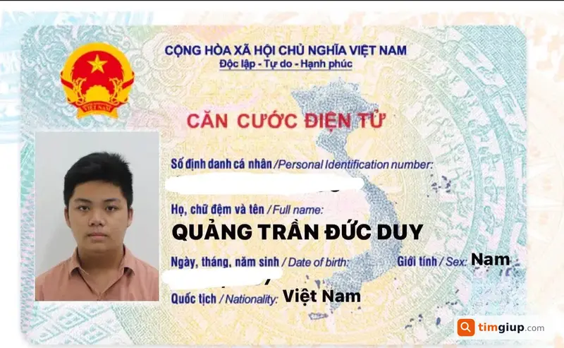 Tìm Ví Giấy Tờ Mang Tên Quảng Trần Đức Duy Tại Nguyễn Xí, TP.HCM