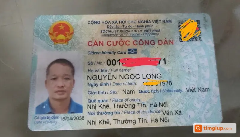 Ví Da Đen Cùng CCCD Tên Nguyễn Ngọc Long Rơi Tại Ngọc Hồi
