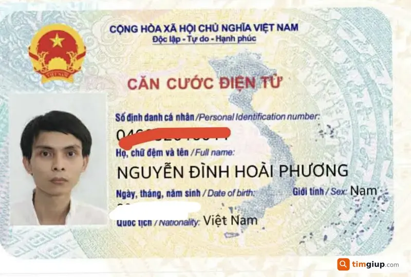 Tìm ví đánh rơi tên Nguyễn Đình Hoài Phương tại Huế