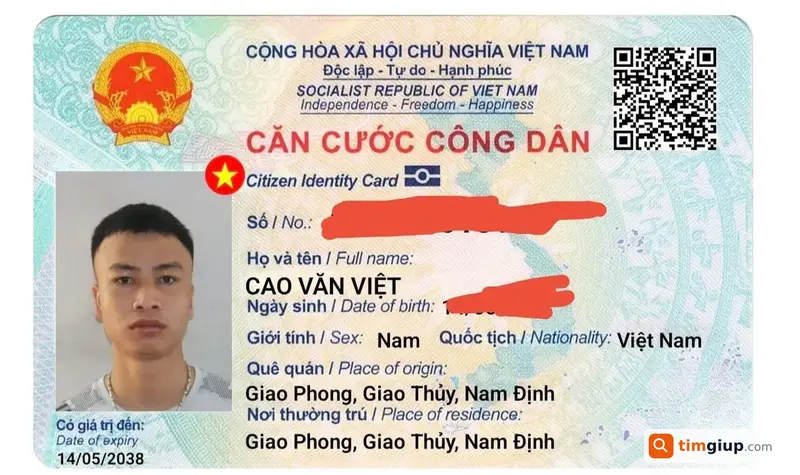 Tìm Ví Có CCCD Và GPLX Mang Tên Cao Văn Việt Tại Dĩ An