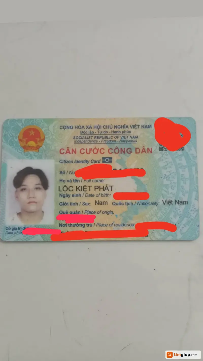Tìm ví tiền màu đen của anh Lộc Kiệt Phát tại Đức Trọng, Lâm Đồng