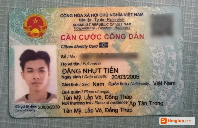 Đánh Rơi Ví Có CCCD Tên Đặng Nhựt Tiến Tại Vĩnh Phú, Lái Thiêu