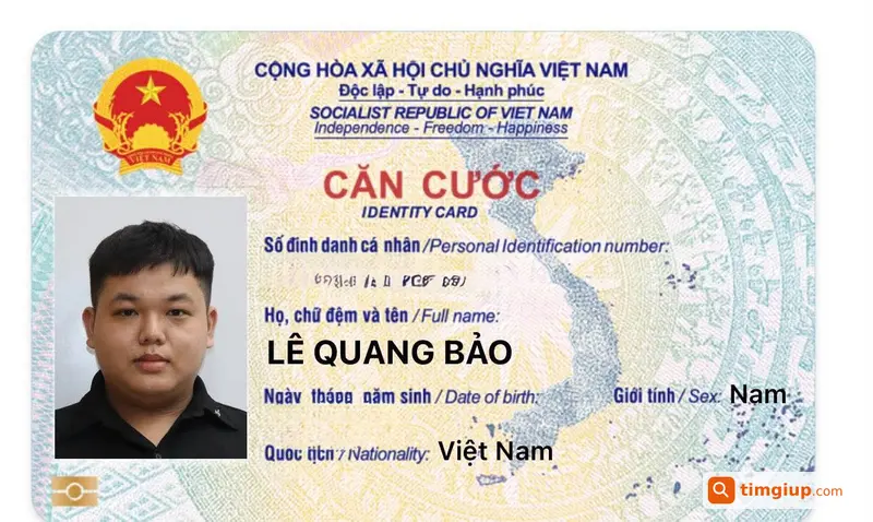 Đánh Rơi Ví Tiền Chứa CCCD Tên Lê Quang Bảo Tại Cộng Hòa