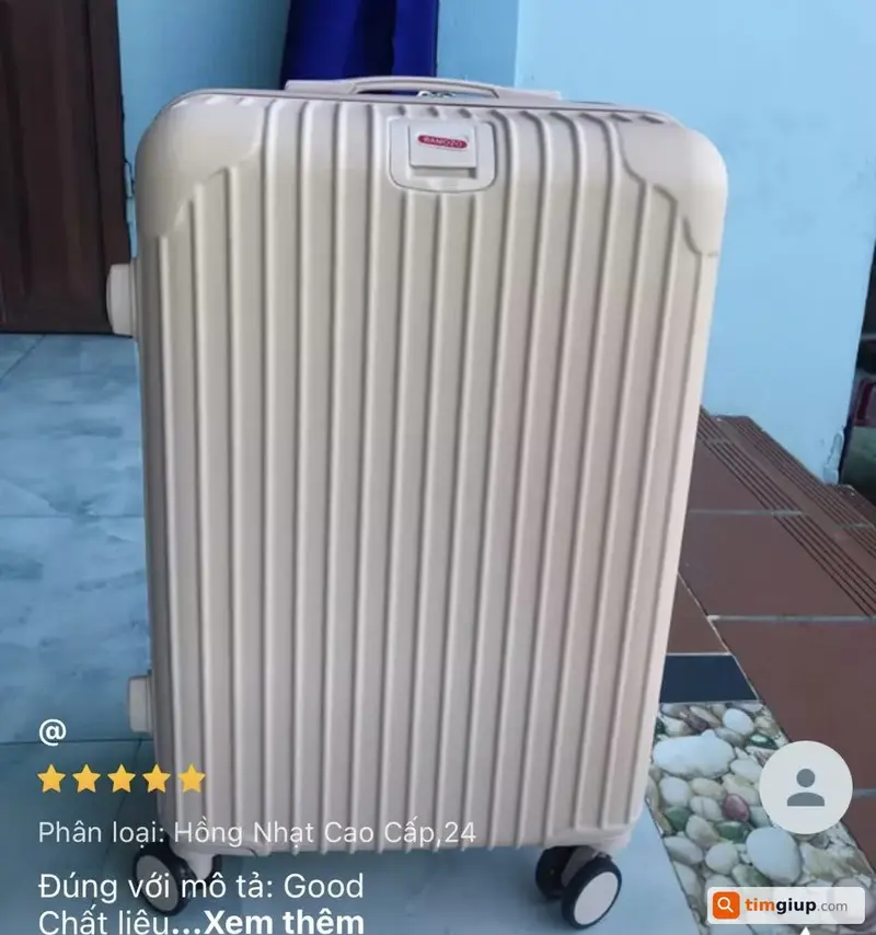 Tìm vali màu hồng thất lạc tại TP. Hồ Chí Minh