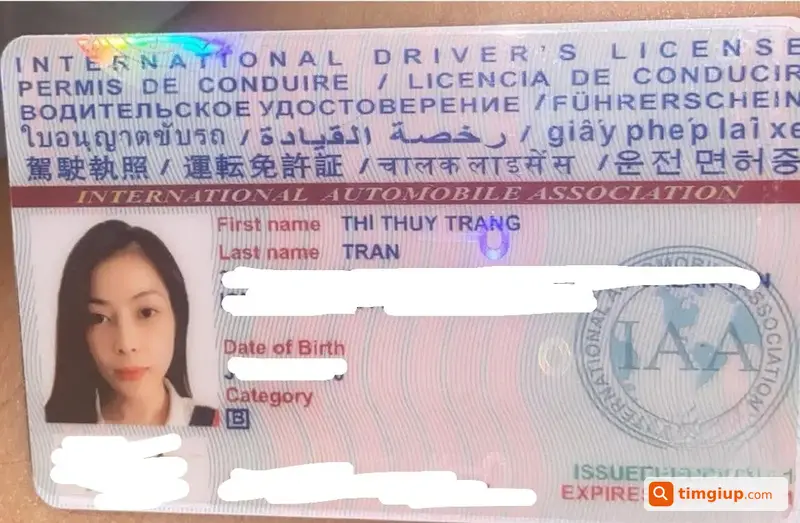 Ví Có Giấy Tờ Trần Thị Thuỳ Trang Rơi Tại TP Hồ Chí Minh
