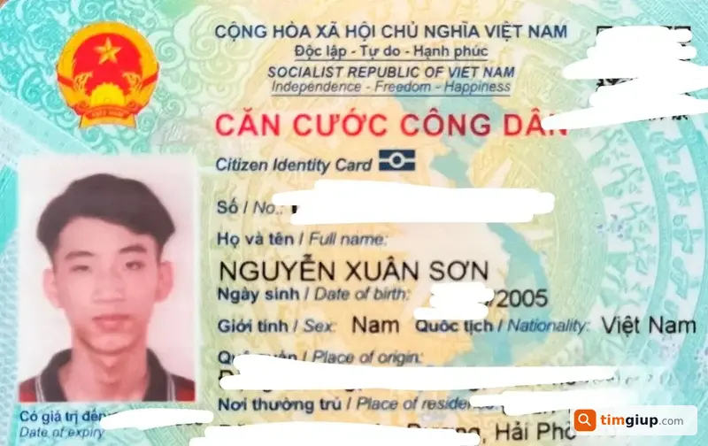 Tìm Ví Cùng CCCD Nguyễn Xuân Sơn Rơi Tại Hải Phòng