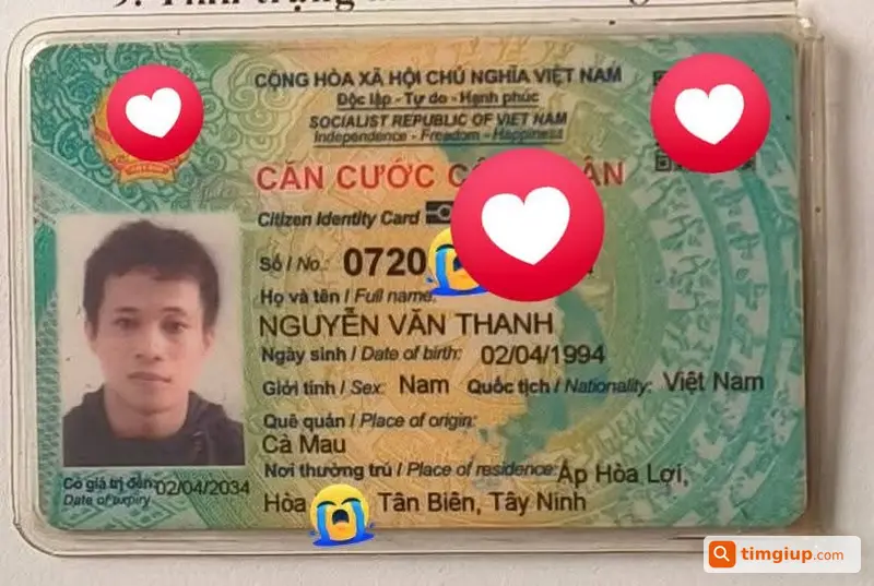 Đánh Rơi Căn Cước Công Dân Trên Quốc Lộ 50, Dt826
