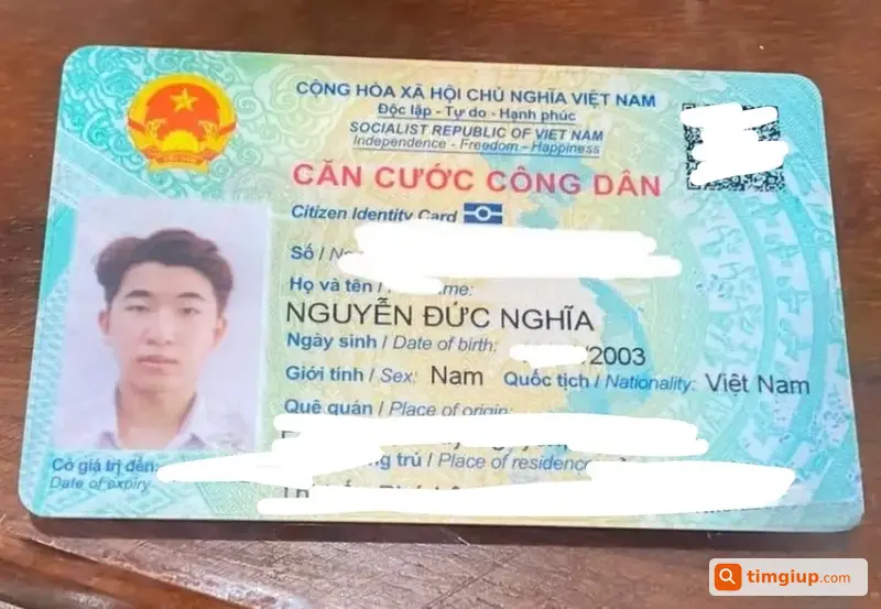 Ví Cùng CCCD Tên Nguyễn Đức Nghĩa Rơi Tại Đống Đa, Đà Nẵng