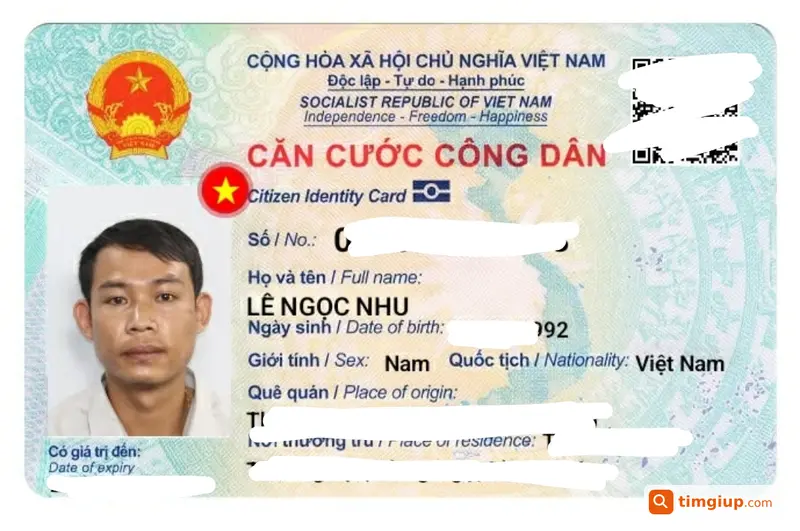 Rơi Ví Kèm CCCD Tên Lê Ngọc Nhu Tại Bình Tân, TP.HCM