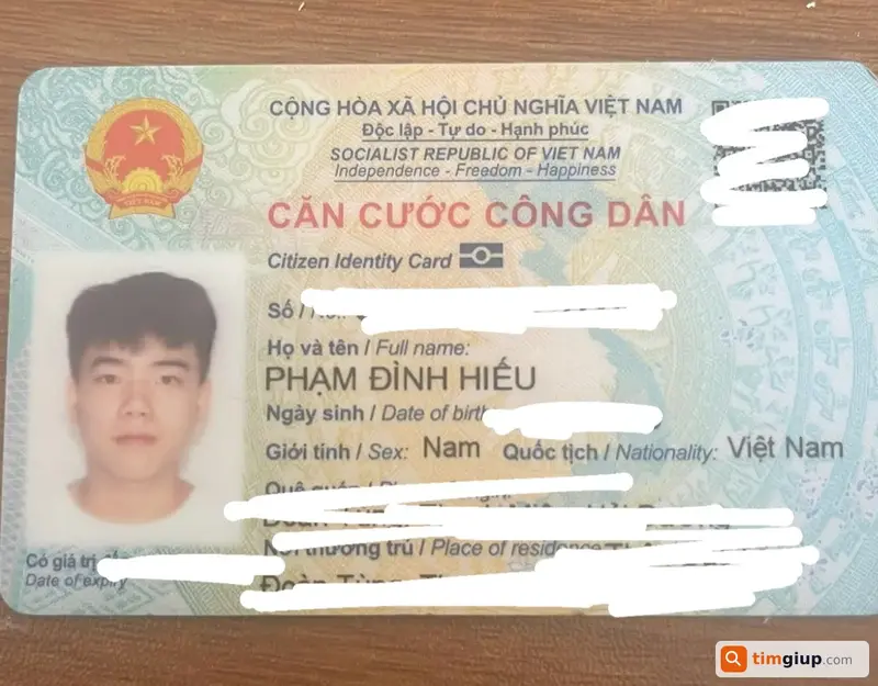 Tìm chuộc balo chứa laptop và giấy tờ tên Phạm Đình Hiếu