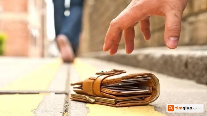 Rơi ví tiền có giấy tờ Nguyễn Văn Minh Thông đoạn Chi Lăng - Lê Ngô Cát