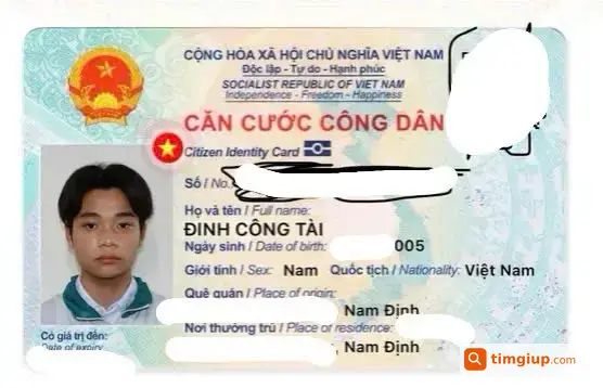 Rơi Ví Chứa CCCD Tên Đinh Công Tài Tại Hồ Tùng Mậu