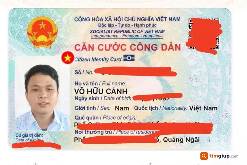 Tìm Ví Giấy Tờ Mang Tên Võ Hữu Cảnh Rơi Tại TP.HCM