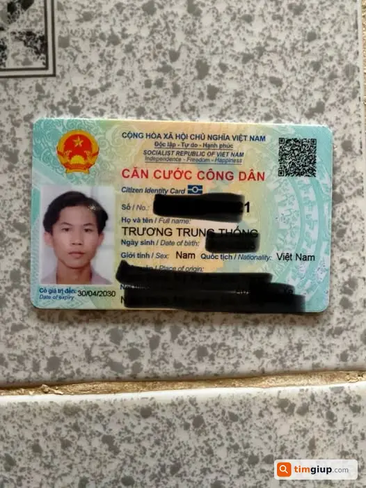 Tìm Ví Màu Đen Có CCCD Rơi Dọc Đường 3-2, Trần Hoàng Na