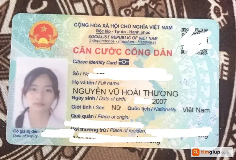 Tìm ví màu đen đánh rơi tại Bình Tân, TP.HCM tên Nguyễn Vũ Hoài Thương