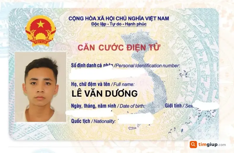 Tìm Giấy Tờ Tùy Thân (CCCD) Mang Tên Lê Văn Dương Tại Quận 7, TP.HCM